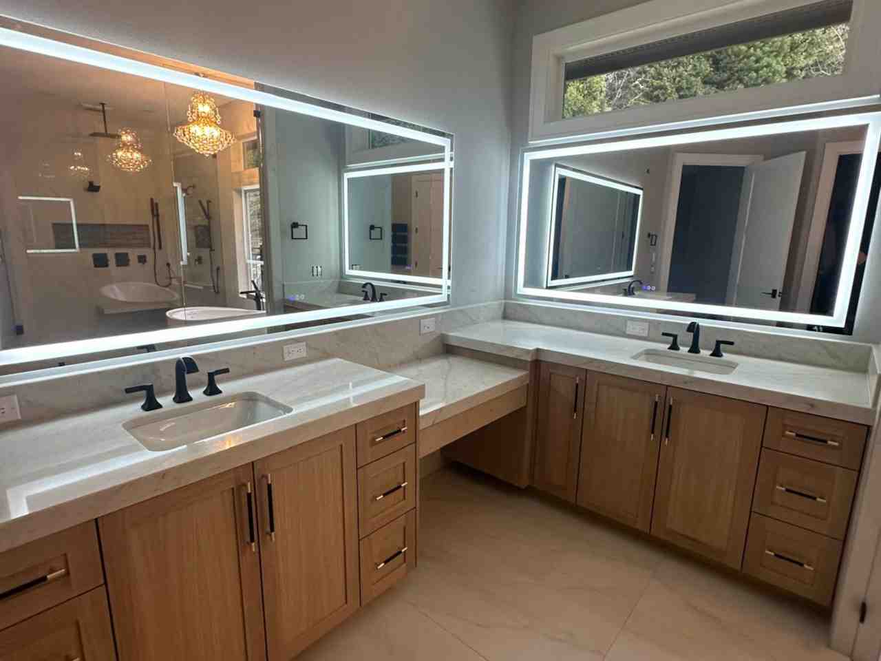 Full family bathroom remodeling project by One Construction LLC